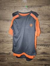 Boys 3 Piece Outfit Set Shirt Tank Top Short CD Ahtletics Copper Denim Size 7