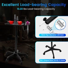 Hair Beauty Salon Spa Equipment Service Rolling Trolley Instrument Tray Cart