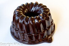 Scheurich Gugelhupf Form Keramik Kuchen Backform groß 950-25 braun