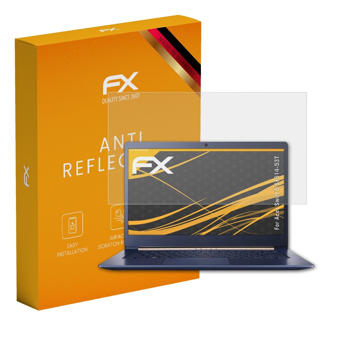 atFoliX 2x Screen Protection Film for Acer Swift SF514-53T matt&shockproof