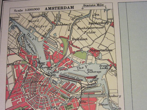 1939 MAP ~ HOLLAND AMSTERDAM ROTTERDAM~ DENMARK COPENHAGEN CITY PLAN ICELAND - Picture 2 of 4