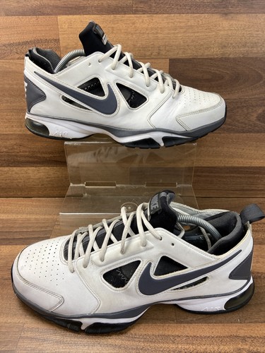 Nike Air Compete TR II Turnschuhe Größe UK 10 weiß grau \u0026 schwarz | eBay