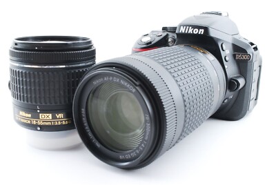Nikon Digital SLR Camera D5300 AF-P Double Zoom Kit Black Nikon Digital SLR Camera D5300 AF-P Double Zoom Kit Black