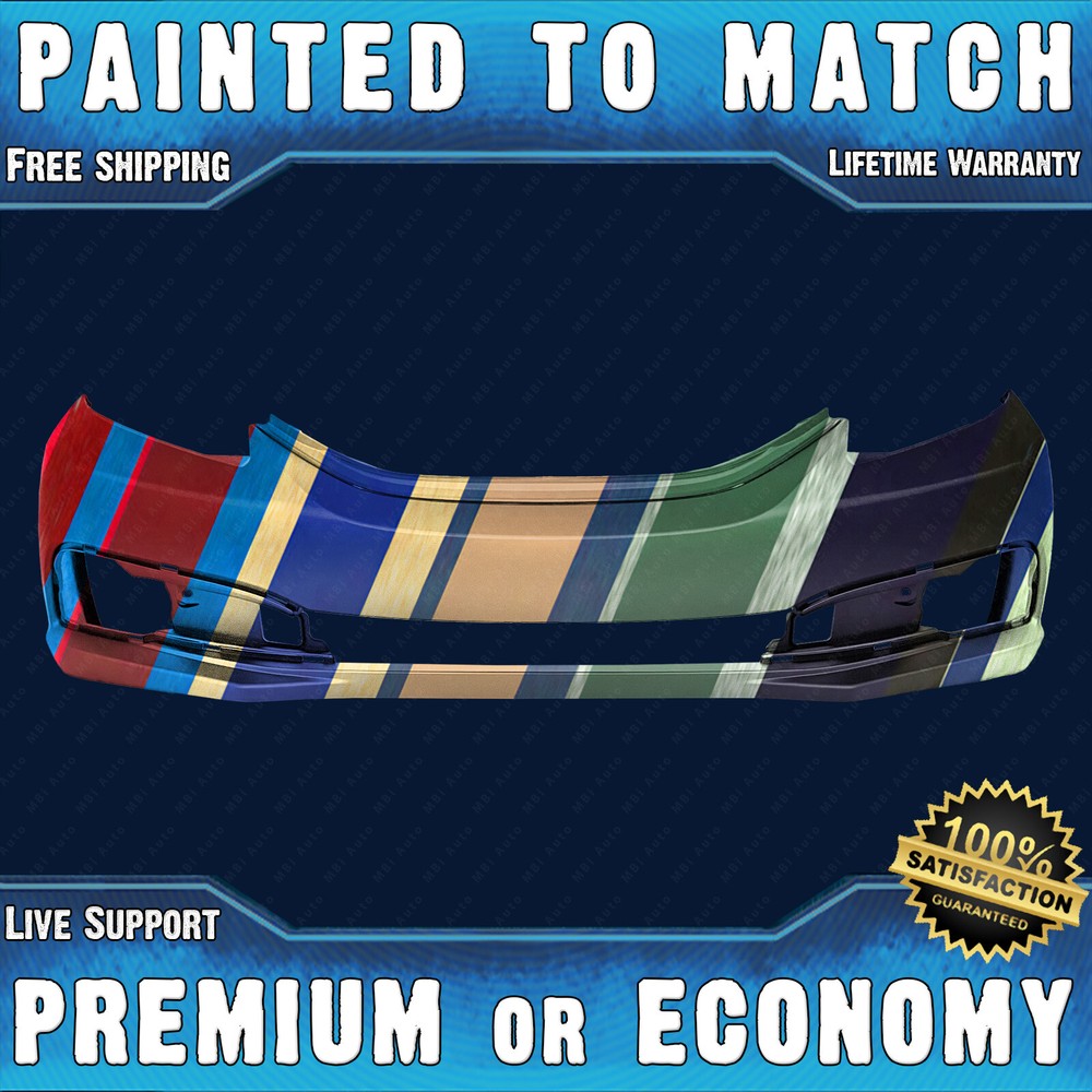 NEW Painted To Match Front Bumper Cover for 2013 2014 2015 Honda Civic Sedan 4dr