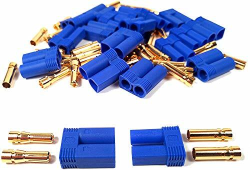 10Pairs EC5 Bullet Banana Plug Connettore Femmina Maschio 5mm Bullet Gold (m2s)