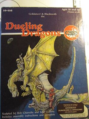 Ral Partha Dueling Dragons (10-416) Goldancer & Blacktooth AD&D Chaos Wars NEW
