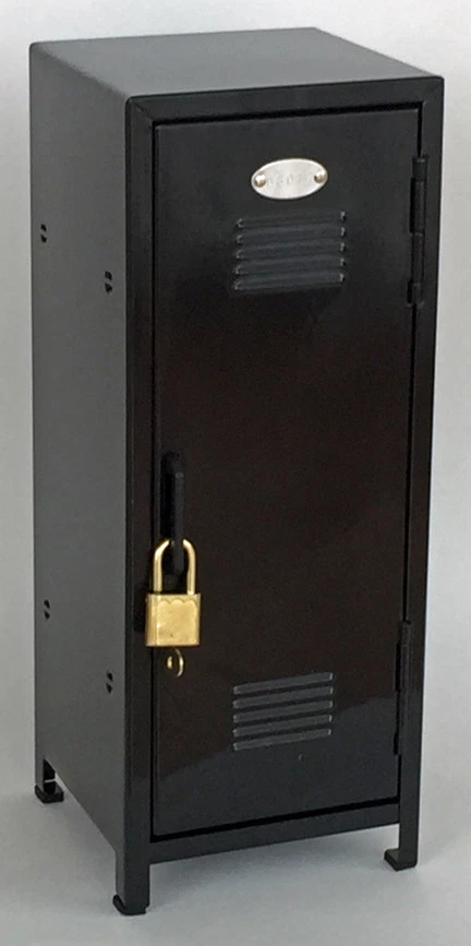 Mini armario de metal para niños caja del tesoro para niños 4,25" w 4,50" d 10,75" h 11 colores, SS622 Foto 4 de 4