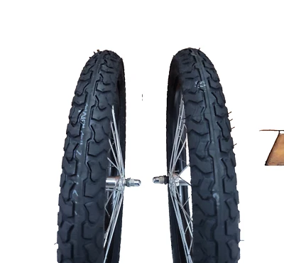 HEIDENAU 20 Zoll Laufräder Paar + Reifen +Schlauch Anhänger Wagen Kastenwagen DDR Boots