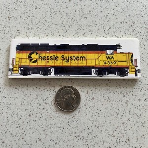 Chessie System Andy Fletcher Railroad Train Locomotive Refrigerator Magnet
