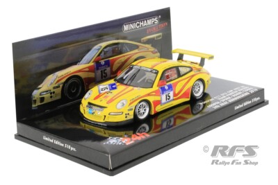 Porsche 911 997 GT3 Cup 24h Nürburgring 2010 Parker Racing 1:43 Minichamps NEU