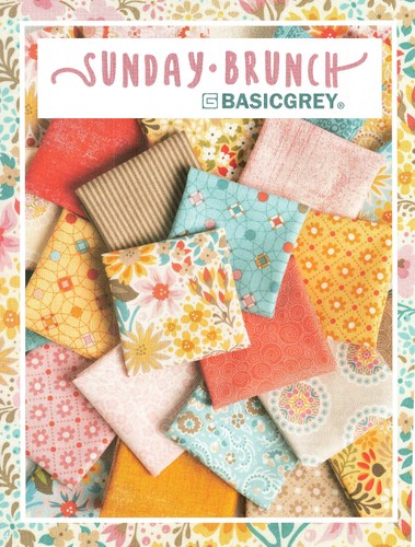 Sunday Brunch Moda Charm Pack 42 100% Cotton 5" Precut Fabric Squares - Picture 3 of 6