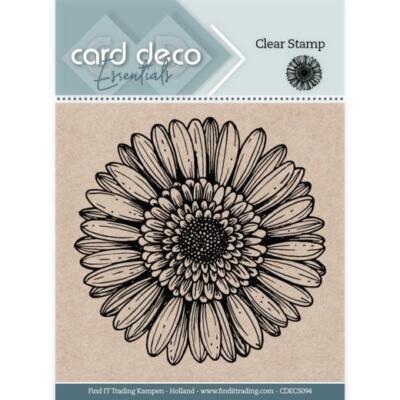 Card Deco Essentials Clearstempel  - Gerbera