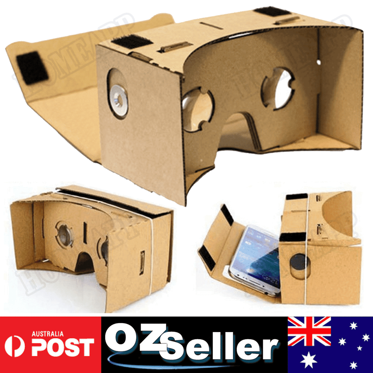 3D Glasses VR Cardboard Box Virtual Reality Google Video Film For