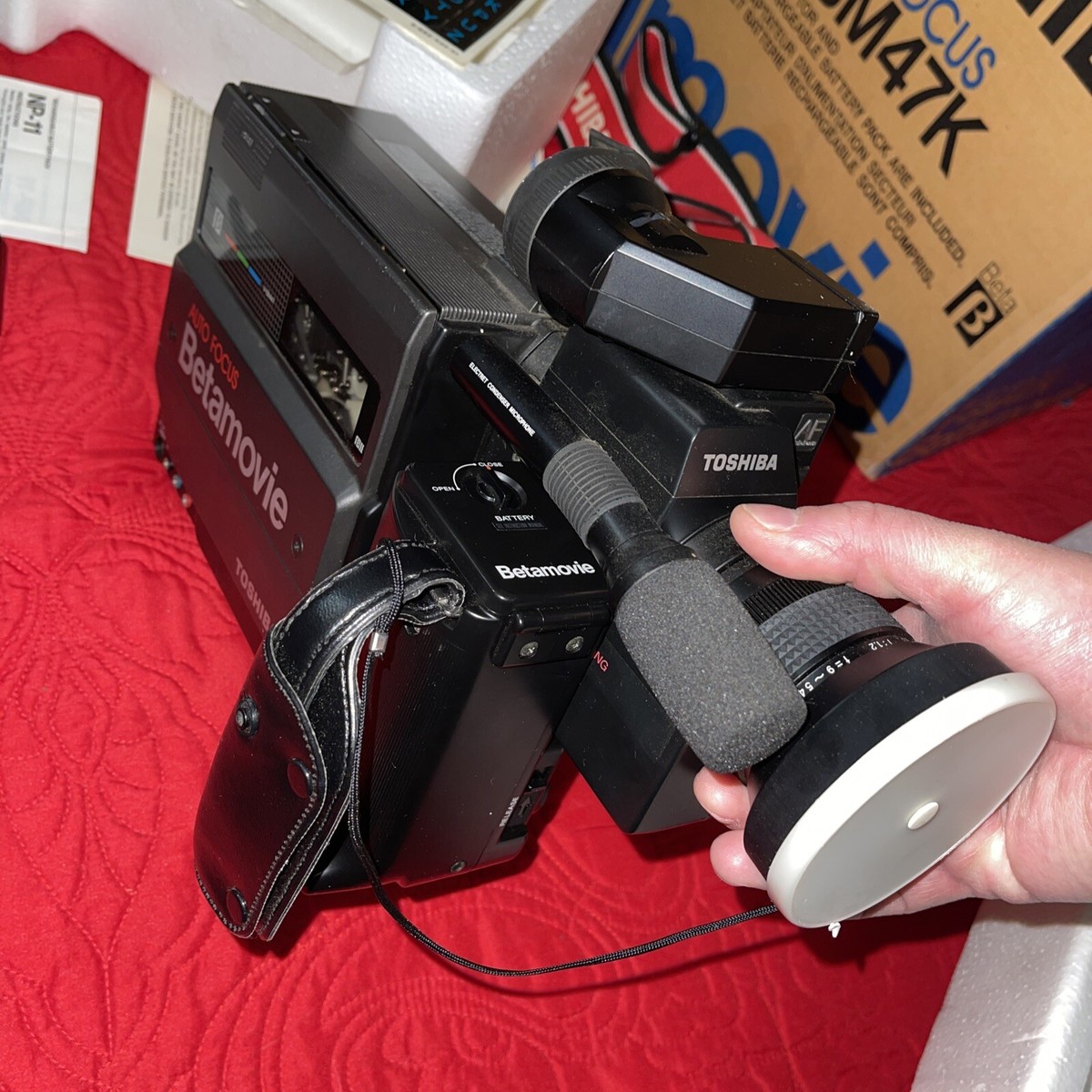 Toshiba Betamovie Cassette Camcorder Vintage 1984 | eBay