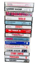 Lot of 15 Cassette Tapes Rock Pop Van Halen Foreigner Madonna Cinderella Europe