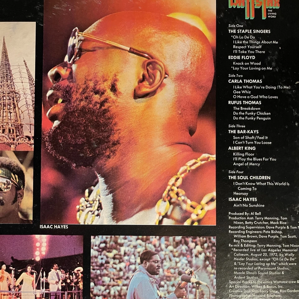 Wattstax: The Living Word Vinyl, LP 1972 Stax – STS-2-3010 - Image 3 of 4