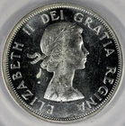 1963 50c Prooflike Canada Silver Half Dollar ANACS MS 64 PL Cameo