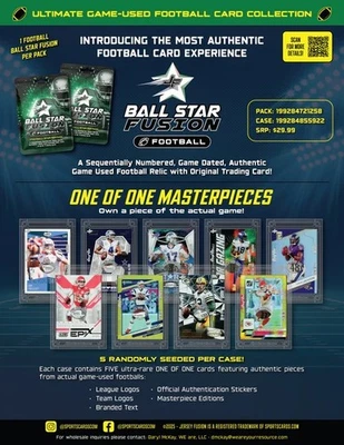 Sportscards Jersey Fusion Ball Star Football Edition Box (1 card)