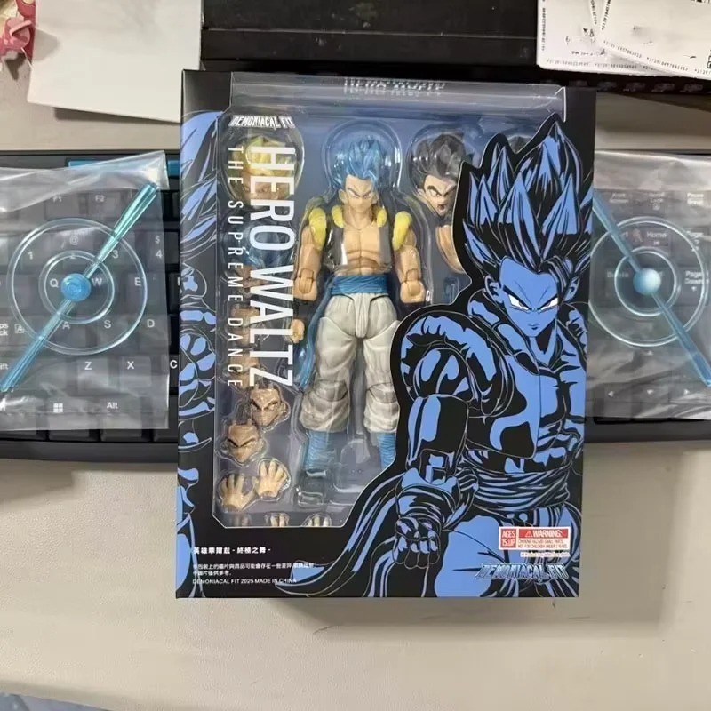 Figura de acción Super Saiyan Waltz Gogeta Hero Demoniacal Fit Dragon Ball Z SHF