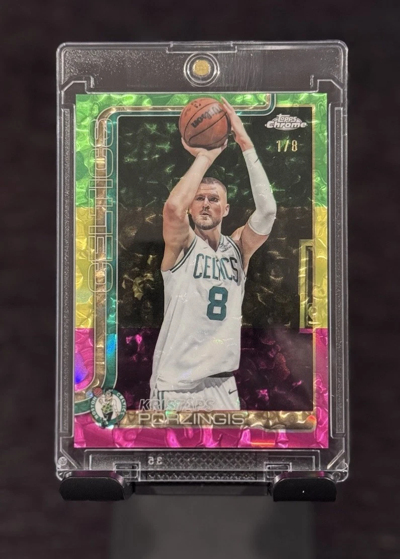 Kristaps Porzingis Basketball Short Print Sports Trading Cards