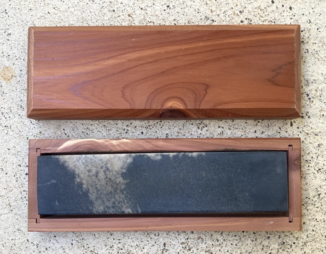 Surgical Black/Soft Arkansas Combo Knife Sharpening Stone 7-7/8 X 1-3/4X15/16New