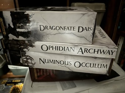 Warhammer AOS Scenery Lot: Numinous Occulum, Ophidian Archway, &Dragonfate Dais