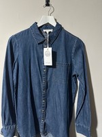 THOUGHT DENIM SHIRT INDIGO BLUE SIZE 8 BNWT