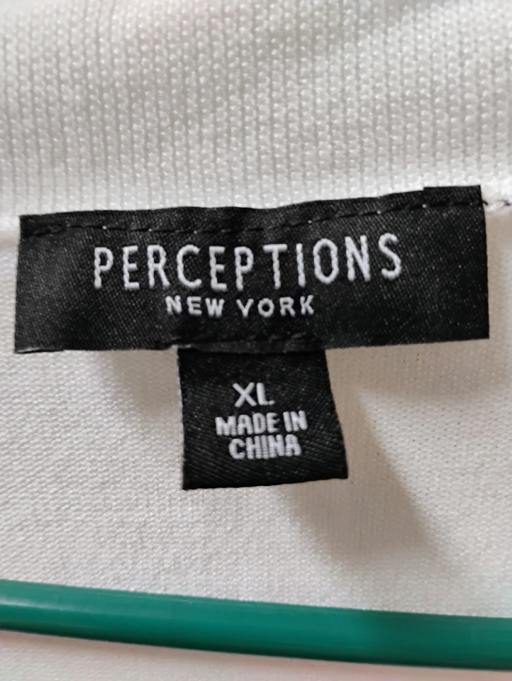 Blusa blanca Perception XL y top negro LBW X. Ambos nuevos, se venden como unidad. Foto 3 de 4