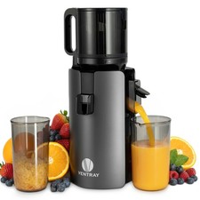 Ventray Juicer Machines Cold Press Juicer 4.7" Wide Feed Chute Slow Juicer