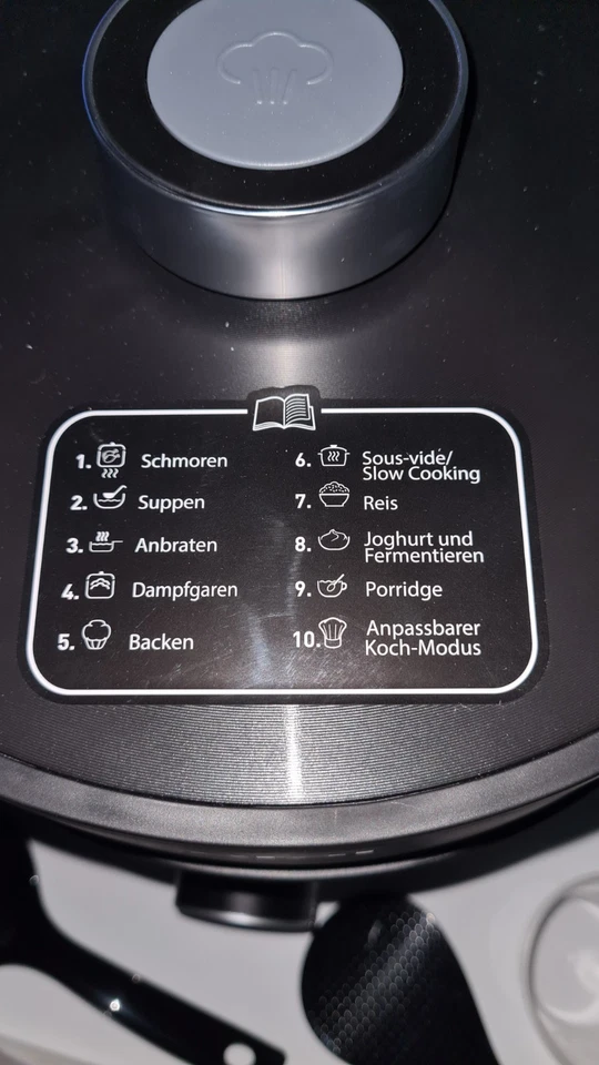 Tefal Multikocher TURBO CUISINE mit 10 automatische Programme + Kochbuch **NEU - Bild 4 von 4