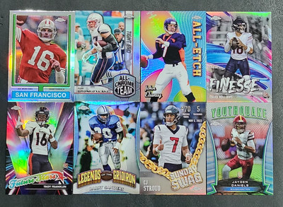 2024 Topps Chrome Football REFRACTOR INSERTS You Pick - 2 Card Minimum