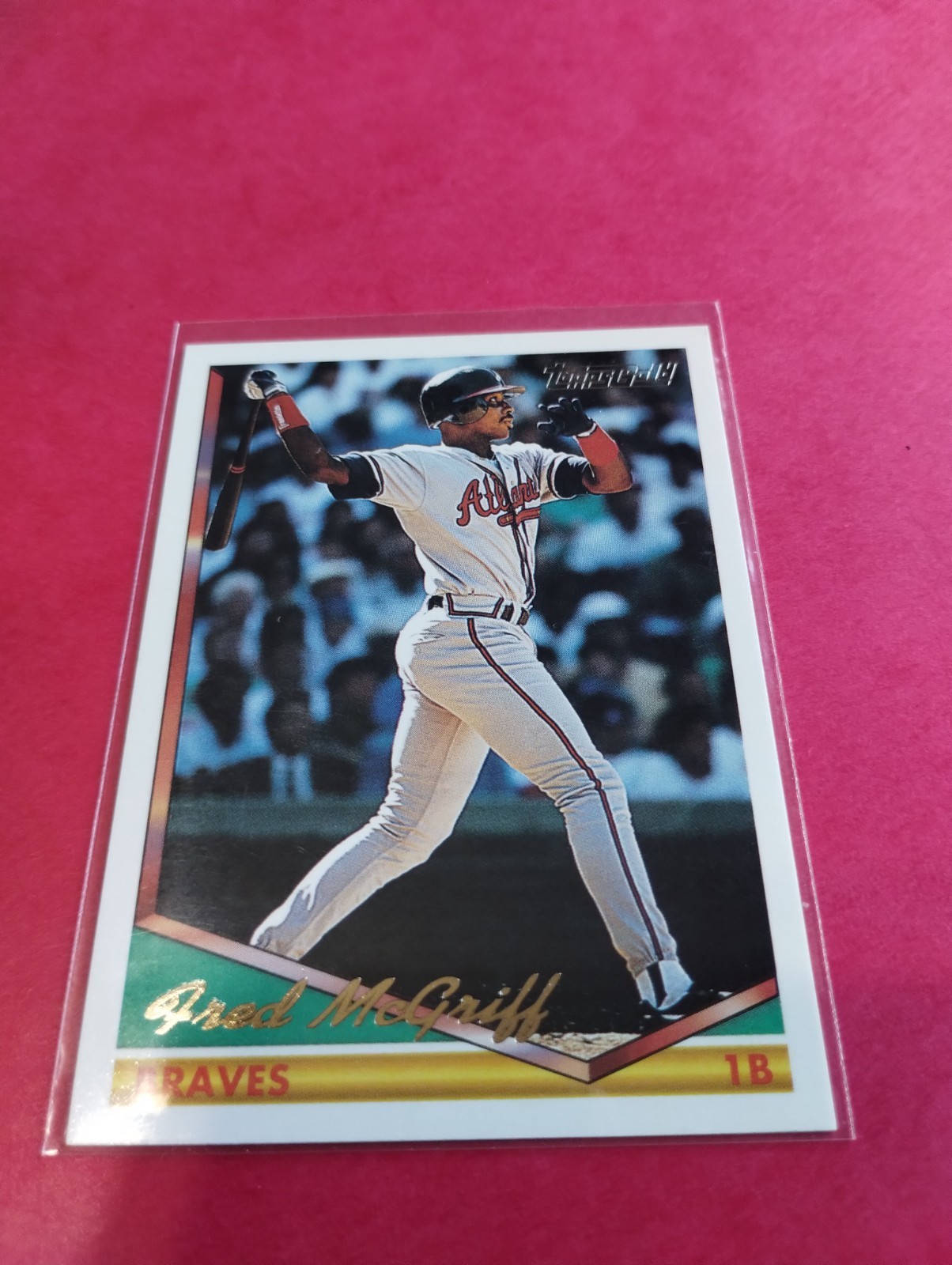 1994 TOPPS GOLD #565 FRED McGRIFF HOF MLB HALL OF FAME BRAVES