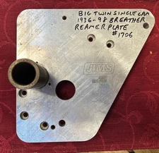 JIMS USA #1706M BREATHER REAMER PLATE ASSEMBLY ONLY - USED