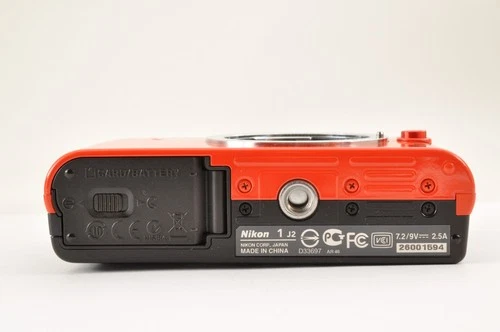 Rare! [Top Mint+] Nikon 1 J2 Orange Digital Camera W zoom Lens Kit US OR Stock image 8