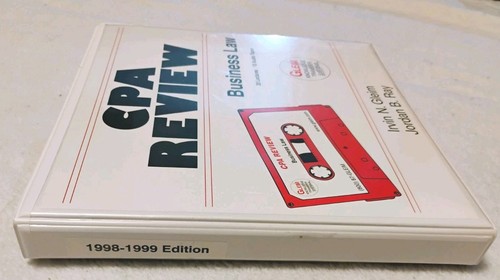 Vintage Gleim CPA Review Business Law 1998-1999 10 Audio Cassette Set - Picture 6 of 6