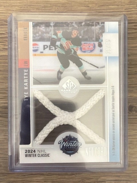 2024-25 SP Game Used 2024 Winter Classic Net Cord Relics Tye Kartye /35