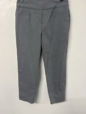 Alfred Dunner Women's Super Stretch Modern Fit Allure Pant Size 12 Grey New 37