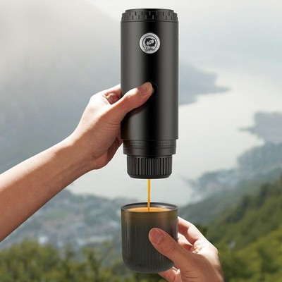 Portable Travel Espresso Maker USB Rechargeable Nespresso Dolce Gusto 3 in 1