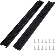 10 Pairs 24" Full Extension Ball Bearing Side Mount Drawer Slides #R022
