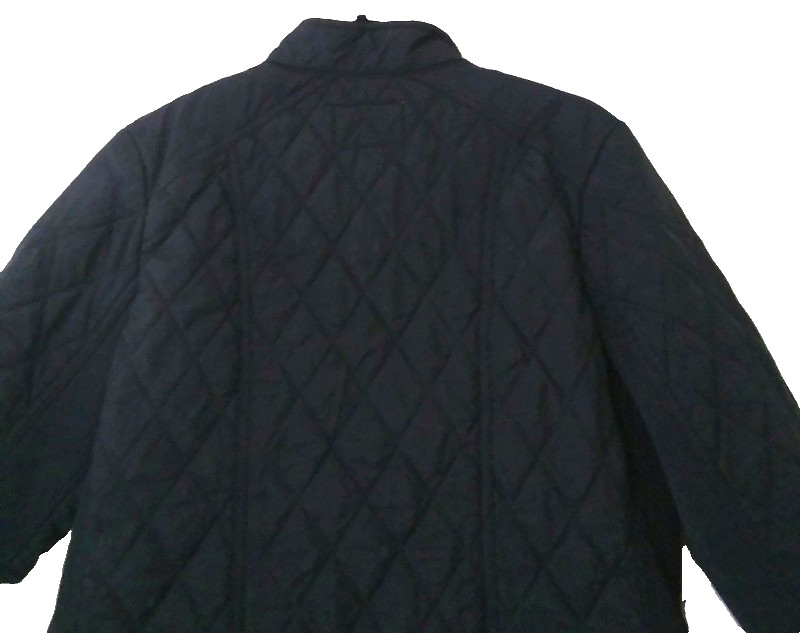 a.n.d. Womens Size L Large Solid Black Basic Jack… - image 9