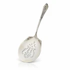 Sterling Silver Bon Bon Spoon In Rose Point By Wallace. 20 Grams, 4-7/8"