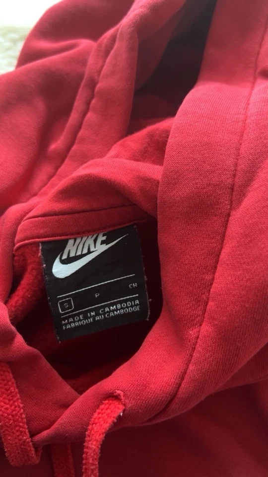 Sweat À Capuche Nike Rouge - Photo 3/3