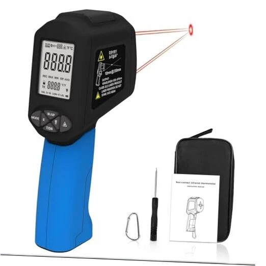 HOLDPEAK Non-Contact Infrared Thermometer Gun - 58°F to 2876°F High Temp Laser
Opens in a new window