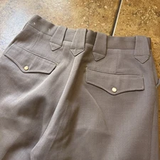 H Bar C Pants Mens 27 30 Wool Pearl Snap Vtg 50s 60s Western Ranchwear Trousers