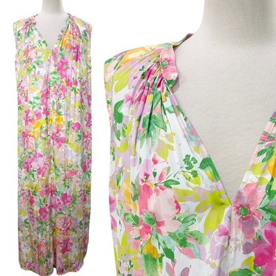 Current Air Size L Midi Dress Sleeveless Flowy NO BELT Eco-Friendly Sustainable