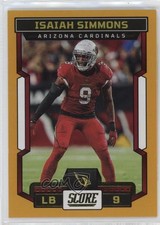 2023 Score Gold Isaiah Simmons #159 10rc