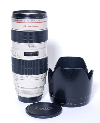 Canon EF 2,8/70-200mm L USM  außen verkratzt, Staub Tele Objektiv