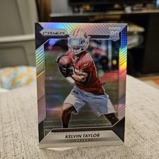 Kelvin Taylor 2016 Prizm Football Silver Rookie Card #249. rookie card picture