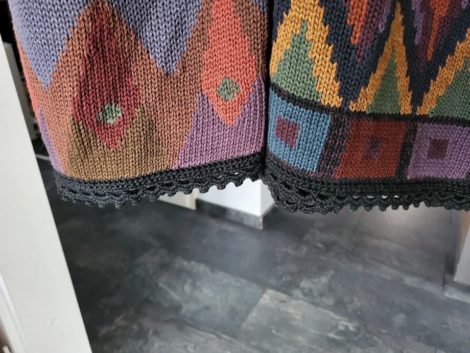 PERUVIAN CONNECTION ?? Strick Long Jacke Mantel ca. Gr. S - Maße beachten- - Bild 3 von 4