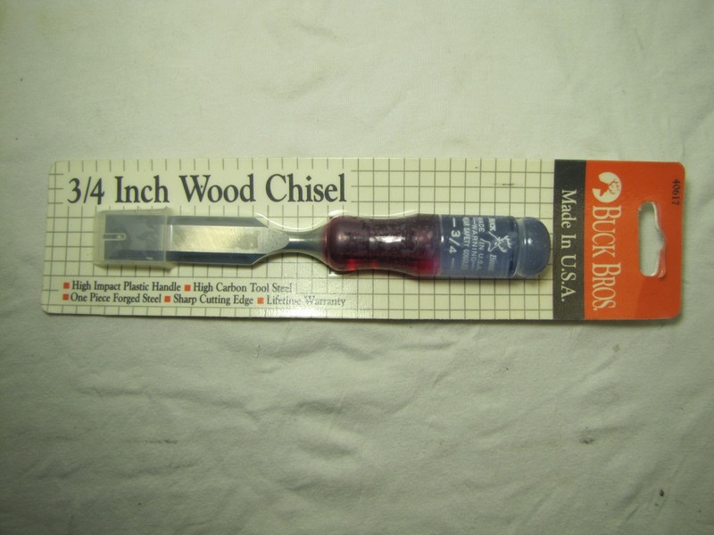 BUCK BROS. No. 40617  3/4'' Inch Wood Chisel NOS Made In U.S.A.